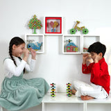 TOSY Magnet Fidget Spinner Mini – 8 Blocks, 3 in 1 Toy: Transformable Fidget Spinner, Infinity Cube, 2×2 Puzzle Cube, Stress Relief, STEM Magnet Tiles Birthday Gift for Kids/Boys/Girls/Adults, 4-Pack